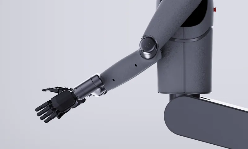 MARK One arm reaching out from its base