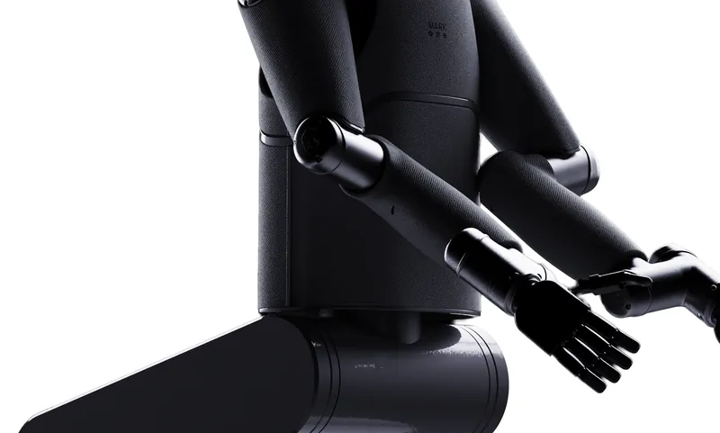 MARK One arms and hands over its base